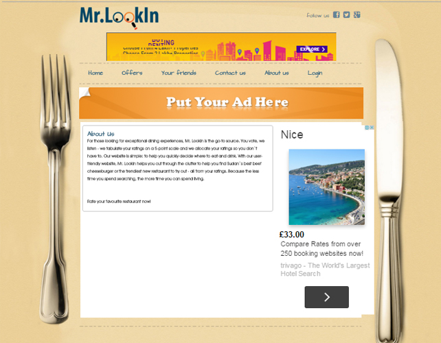 Sudan Restaurant Comparison and Reviews Website